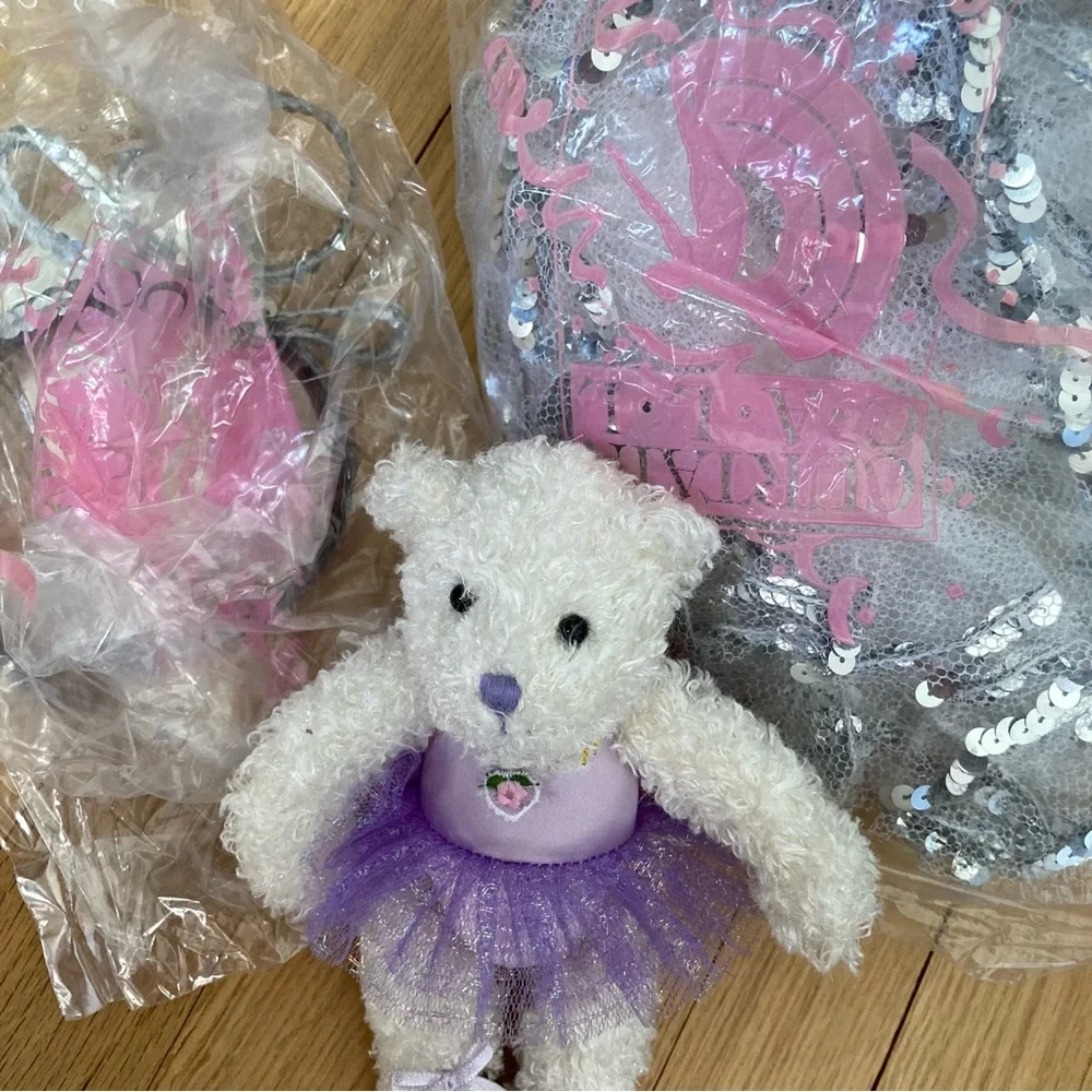 Costume NWT & Used 1x Ballerina 3 piece Bundle; Gund Bear +Curtain Call Tutu Set